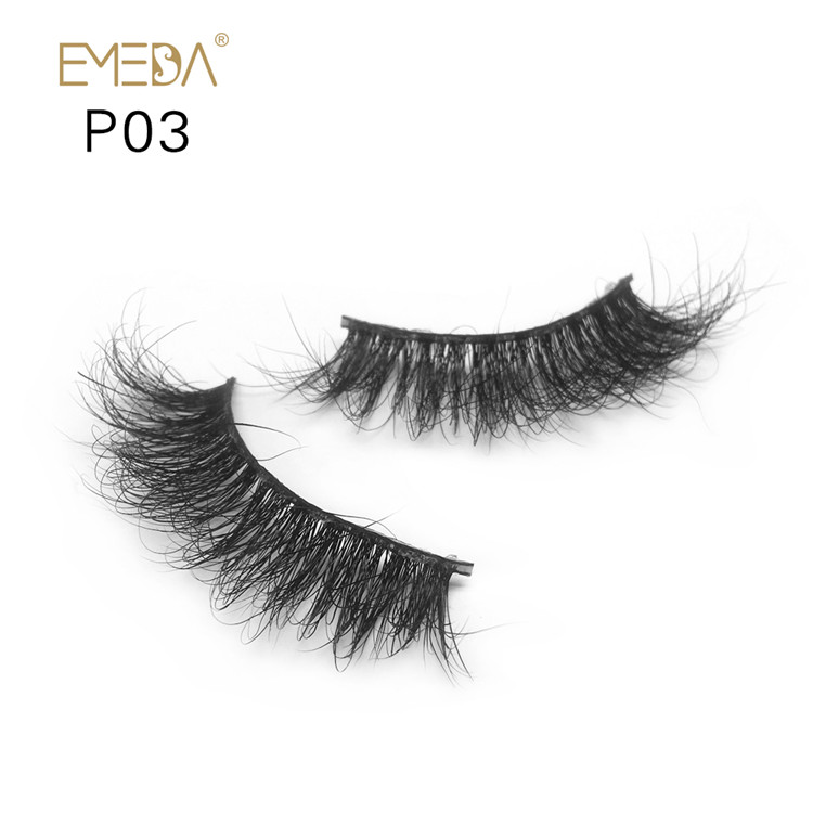 Manufacturer Supply Premium 3D Real Mink Eyelashes S-PY1